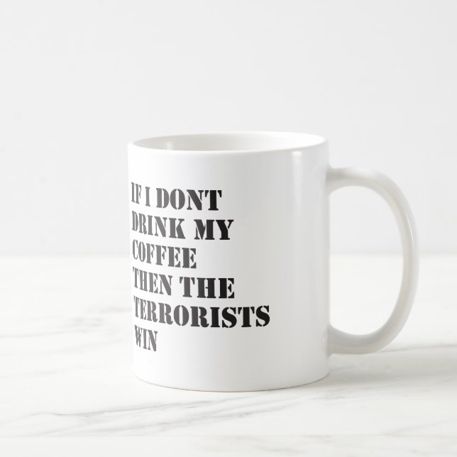 Handeln meines Teils für Frieden Kaffeetasse (Rechts)