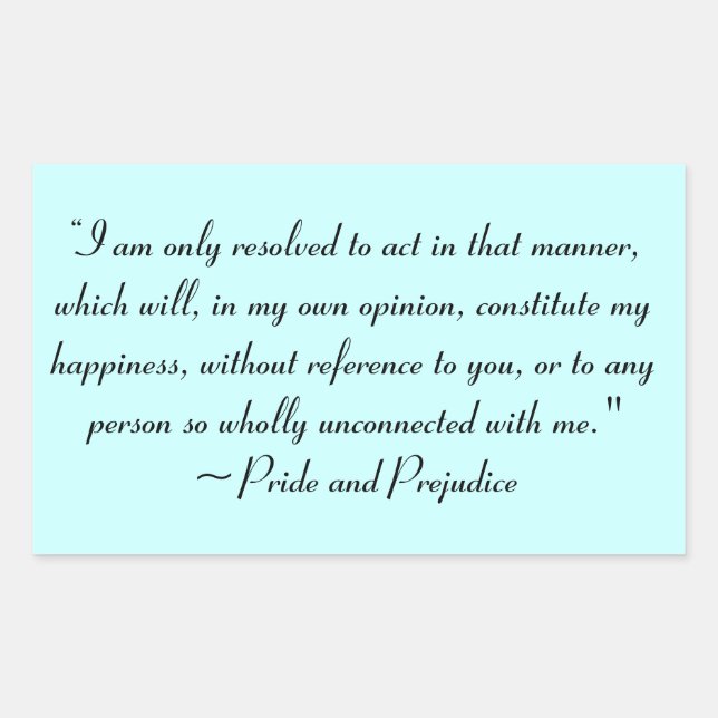 Handeln Sie in der Weise, um Glück zu schaffen Jan Rechteckiger Aufkleber (Vorderseite)