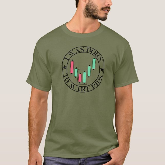 Handelsdesign | Bullisches Muster | Pips T-Shirt (Vorderseite)