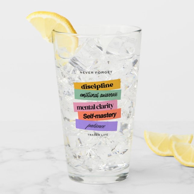 Handelsdesign | Erinnerung | Motivation auf Marmor Glas (Vorderseite Ice)