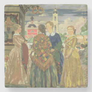 Handelsfrauen Steinuntersetzer