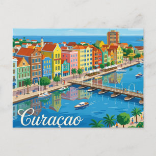 Handelskade Curaçao Postkarte