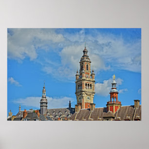 Handelskammer der Stadt Lille, Frankreich Poster