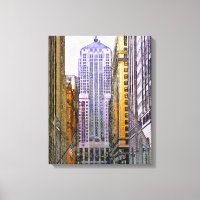 Handelskammer von Chicago - Rechteckige Leinwand A