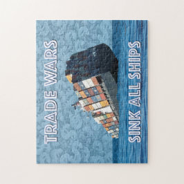 Handelskriege stürzen alle Schiffe Puzzle