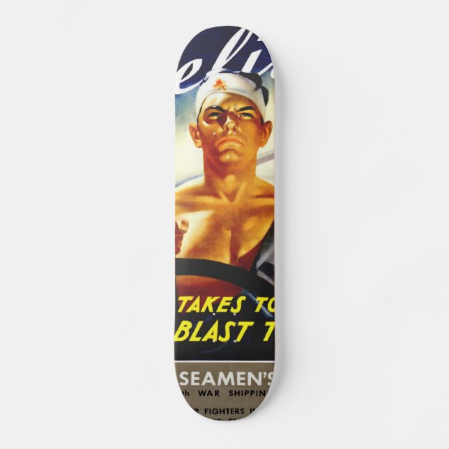 Handelsmatrosen Skateboard (Vorderseite)