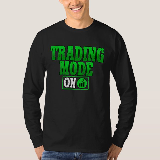 Handelsmodus für den Crypto-Blockchain-Händler T-Shirt (Vorderseite)
