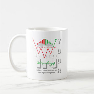 Handelsmotivation Bullisch Muster Kaffeetasse