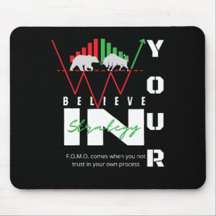 Handelsmotivation Bullisch Muster Mousepad