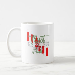 Handelsmotivation Vertrauen Selbstdisziplin Kaffeetasse