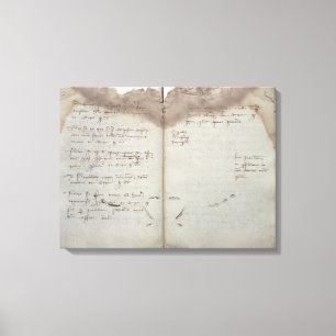 Handelspapiere, Akzeptanzschreiben für den Chan Leinwanddruck