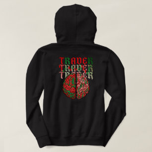 Handelspsychologie-Gehirn-Anatomie-Chart-Muster Hoodie