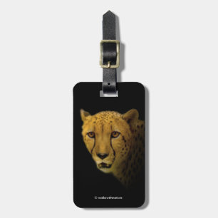 Handelsschauen mit einer prächtigen Geparden Gepäckanhänger