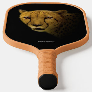 Handelsschauen mit einer prächtigen Geparden Pickleball Schläger