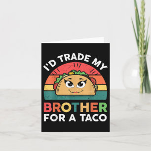 Handelsvertreter für Taco Cinco De Mayo Funny mexi Karte