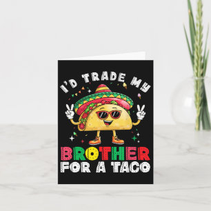 Handelsvertreter für Taco Cinco De Mayo Funny mexi Karte