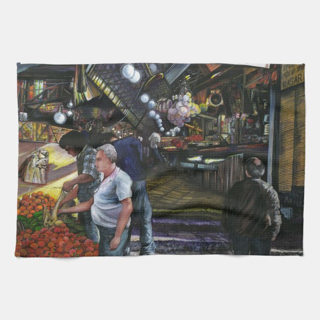 Handelsvertreter, Jerusalem Geschirrtuch (Horizontal)