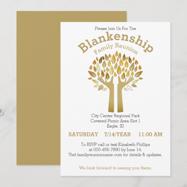 Handelt eine Vorlage für eine Wiedersehen für drei (Vorne/Hinten)