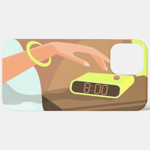 Händeschalten auf den Knopf Wecker-Schlummertaste Case-Mate iPhone Hülle