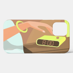 Händeschalten auf den Knopf Wecker-Schlummertaste Case-Mate iPhone Hülle