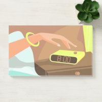 Händeschalten auf den Knopf Wecker-Schlummertaste