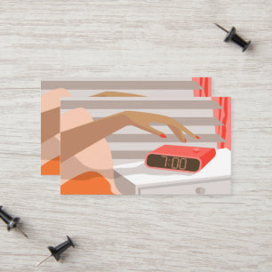 Händeschalten der Frauen auf den Knopf für den Wec Telefonnummerkarte