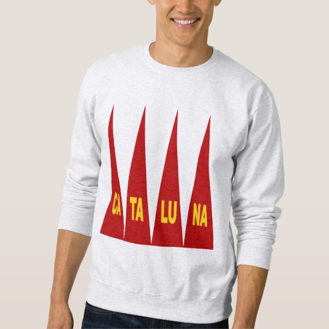 Händeschirt für Cataluna-Mann Sweatshirt (Vorderseite)