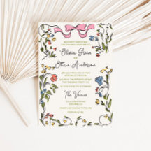 Händeschleife mit farbenfrohen Blumenrahmen