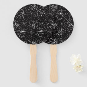 Handfan des Halloween-Spinnen-Netz-Muster- Fächer