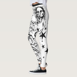 Handfarbene Designer-Leggings Leggings