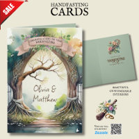 HANDFASTING CARD PERSONALISIERT PAGAN CELTIC DRUID