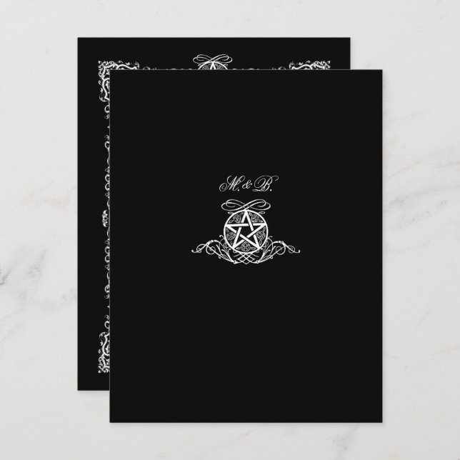 Handfasting Einladung (Vorne/Hinten)