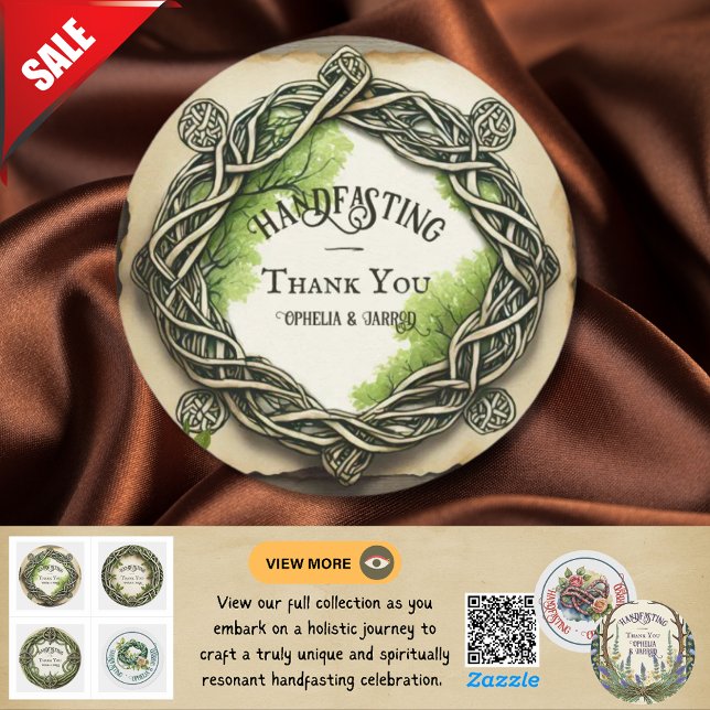 HANDFASTING STICKERS FOR FAVORS ENVELOPES CORD (Von Creator hochgeladen)