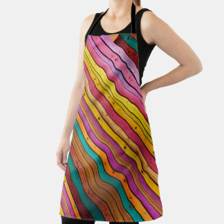 Handgearbeitete Holzplatte mit Schürze