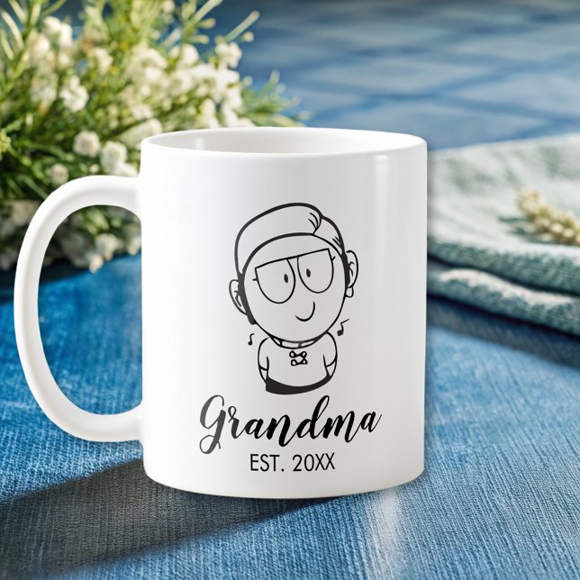 Handgeätztes Oma Kaffeetasse (Von Creator hochgeladen)