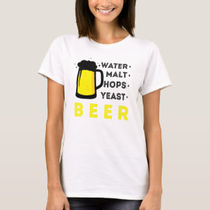 Handgebäck und hausgemachte oder Wassermalzhopfen T-Shirt