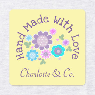 Handgeblasene Liebe Personalisiert Etiketten