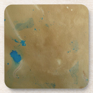 Handgefärbtes Papier 14 Untersetzer