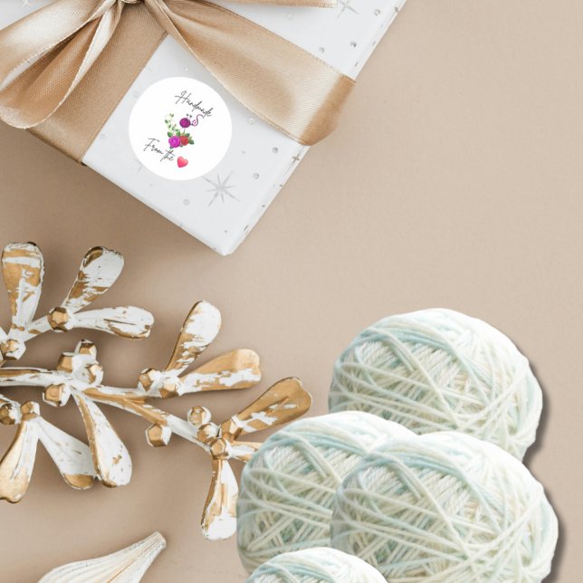 Handgefertigt aus dem Heart Knitter Lover Sticker (Von Creator hochgeladen)