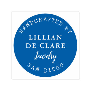 Handgefertigt, Ihr Firmenname, Standort Permastempel