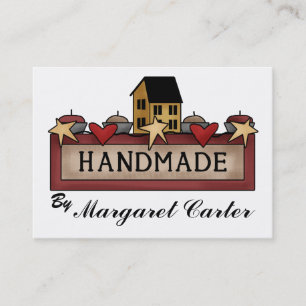 Handgefertigt - Knittern Visitenkarte