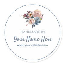 Handgefertigt mit Blautönen