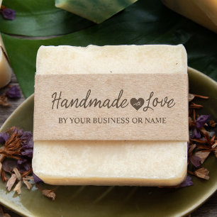 Handgefertigt mit Liebe-Angebot für Kunstgegenstän Permastempel