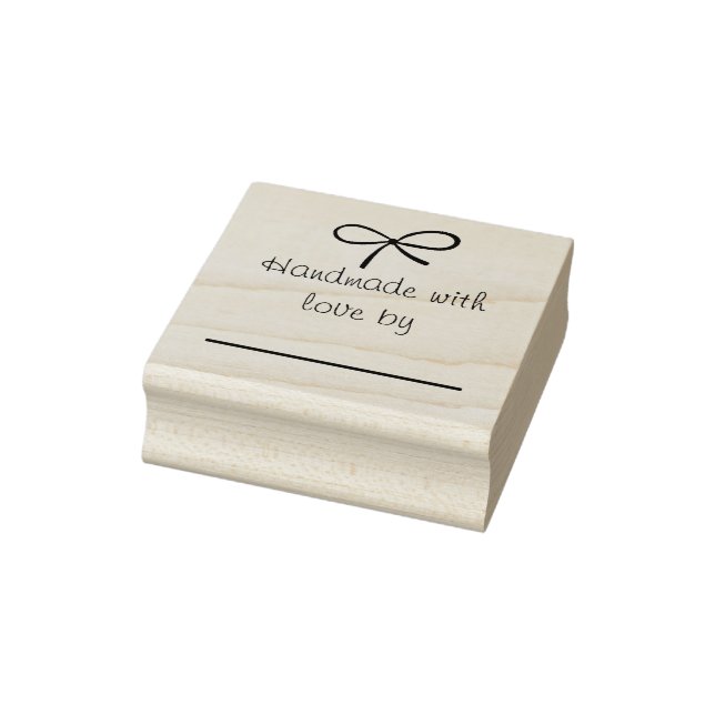 Handgefertigt mit Liebe Briefmarke Gummistempel (Stempel)