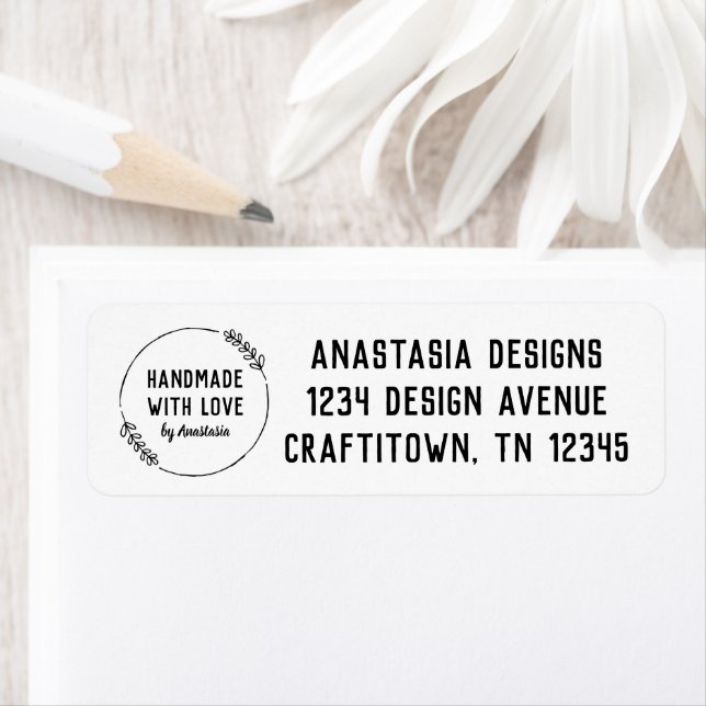 Handgefertigt mit Liebe Doodle Wreath Craft Busine (Insitu)