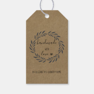 Handgefertigt mit Liebe Etsy Zuhause Crafter Craft Geschenkanhänger