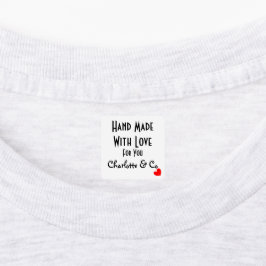 Handgefertigt mit Liebe für Sie Personalisiert Etiketten