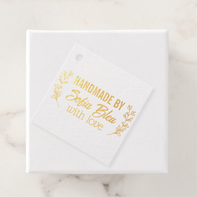 Handgefertigt mit Liebe Geschenkanhänger (Mit Box)