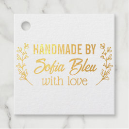 Handgefertigt mit Liebe Geschenkanhänger