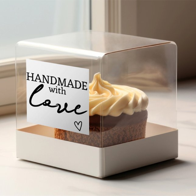 Handgefertigt mit Liebe Gummistempel (Handmade with love rubber stamp from Ricaso. Great stamp for business or personal craft use. 
)